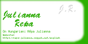 julianna repa business card